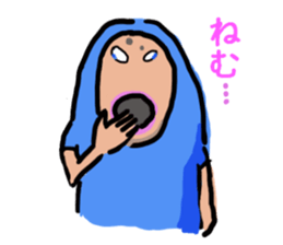 Man in costume sticker #3364477