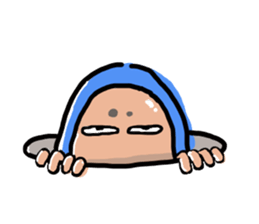 Man in costume sticker #3364479