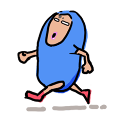 Man in costume sticker #3364480