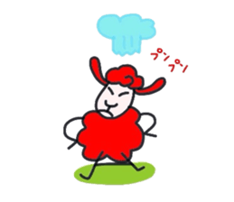 Every day of the lovely sheep. sticker #3366220