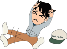 NO PLAN sticker #3366316