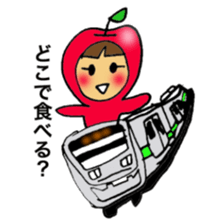 Apple girl's diet sticker #3366454