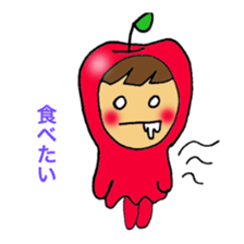 Apple girl's diet sticker #3366458