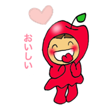 Apple girl's diet sticker #3366465