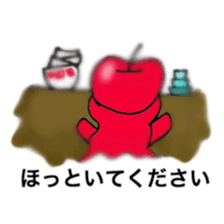 Apple girl's diet sticker #3366469