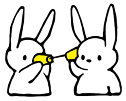 A lot of rabbit sticker #3366546