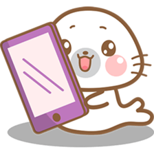 Baby Seal , so cute sticker #3366760