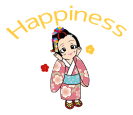 Pure Japanese geisha sticker #3366846