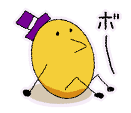 Yeast Periogi and boiled egg sticker #3368046