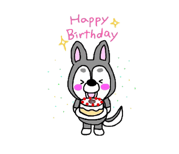 The name of the husky is silver sticker #3368106