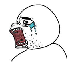 carefree character sticker sticker #3368545