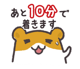 Hamsters and cats go out together. sticker #3369103