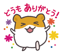 Hamsters and cats go out together. sticker #3369120