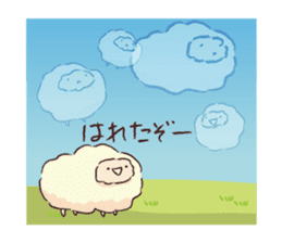 wool and sheep sticker #3369721
