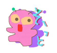 P-CHAN came from space! sticker #3369812