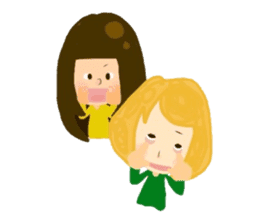 Mush chan & her friend sticker #3370558