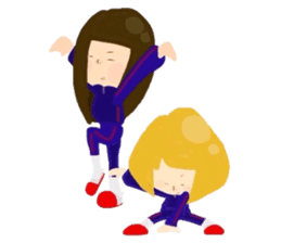 Mush chan & her friend sticker #3370559