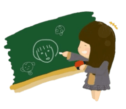 Mush chan & her friend sticker #3370560