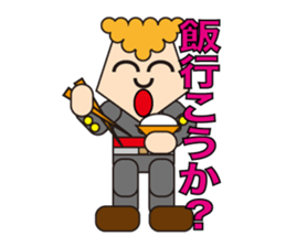 An old-fashioned bad boy sticker #3371126