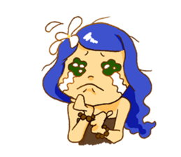 Hawaiian Girl Amo sticker #3372253