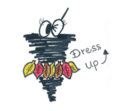 Shaggy Basket Worm sticker #3372447