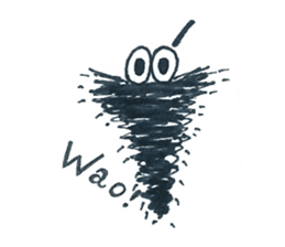 Shaggy Basket Worm sticker #3372458