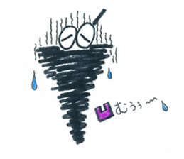 Shaggy Basket Worm sticker #3372466