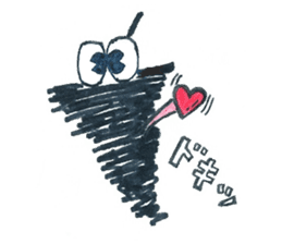 Shaggy Basket Worm sticker #3372473