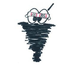 Shaggy Basket Worm sticker #3372479