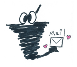 Shaggy Basket Worm sticker #3372480