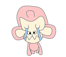 Pink gori sticker #3372660