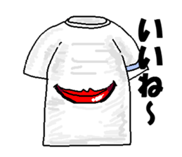Talkative t shirt sticker #3373466