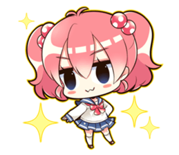 scornful eyes girl sticker #3373650