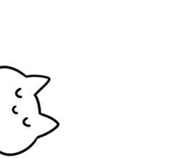 Much sleeping cat sticker #3374161