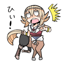 cute monsters sticker sticker #3374578