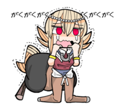 cute monsters sticker sticker #3374580