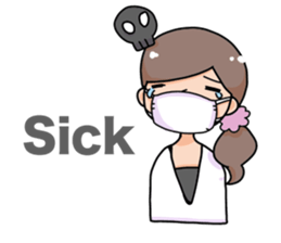 Apparently a typical female worke [ENG] sticker #3375015