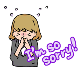 Apparently a typical female worke [ENG] sticker #3375022