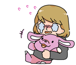 Apparently a typical female worke [ENG] sticker #3375030