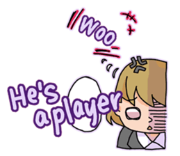 Apparently a typical female worke [ENG] sticker #3375032