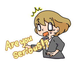 Apparently a typical female worke [ENG] sticker #3375037