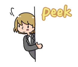 Apparently a typical female worke [ENG] sticker #3375039