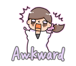 Apparently a typical female worke [ENG] sticker #3375040