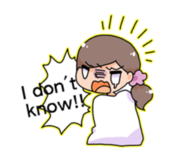 Apparently a typical female worke [ENG] sticker #3375042