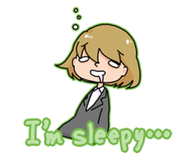 Apparently a typical female worke [ENG] sticker #3375045