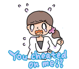 Apparently a typical female worke [ENG] sticker #3375046