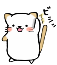 Cute cat and fat cat sticker #3375126