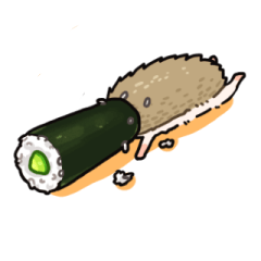 Sushi and hedgehog,"Sudgehog"!