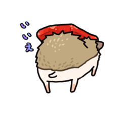 Sushi and hedgehog,"Sudgehog"! sticker #3375411