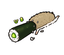 Sushi and hedgehog,"Sudgehog"! sticker #3375427